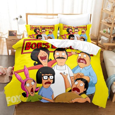 Full Character Bob's Burgers Bedding Set