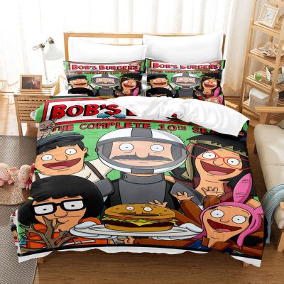 Happy Smiling Bob's Burgers Bedding Set