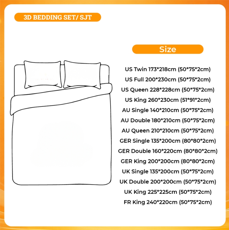 3D BEDDING SET - Bob's Burgers Store
