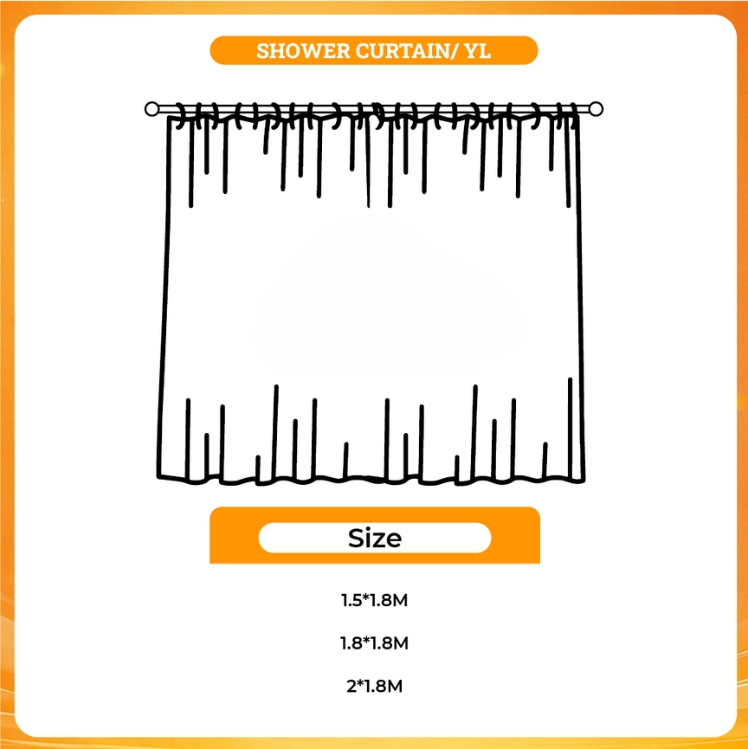 3D shower curtain - Bob's Burgers Store