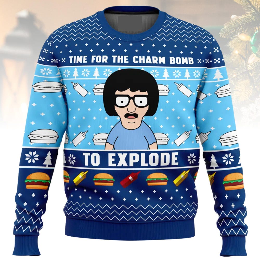 Tina Belcher Sweater Ugly Christmas Sweater