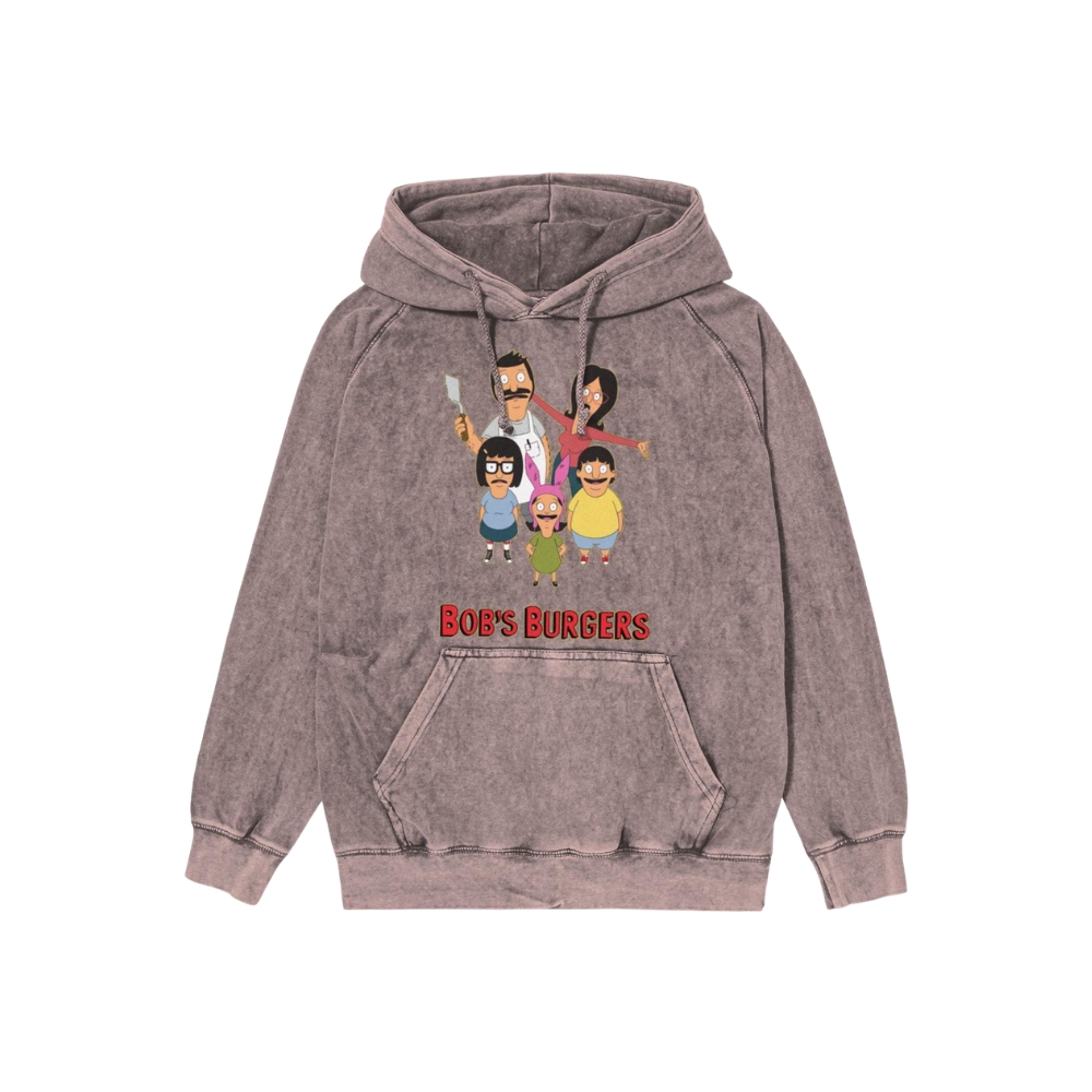 Bob’s Burgers Family Photo Mineral Wash Kid Hoodie