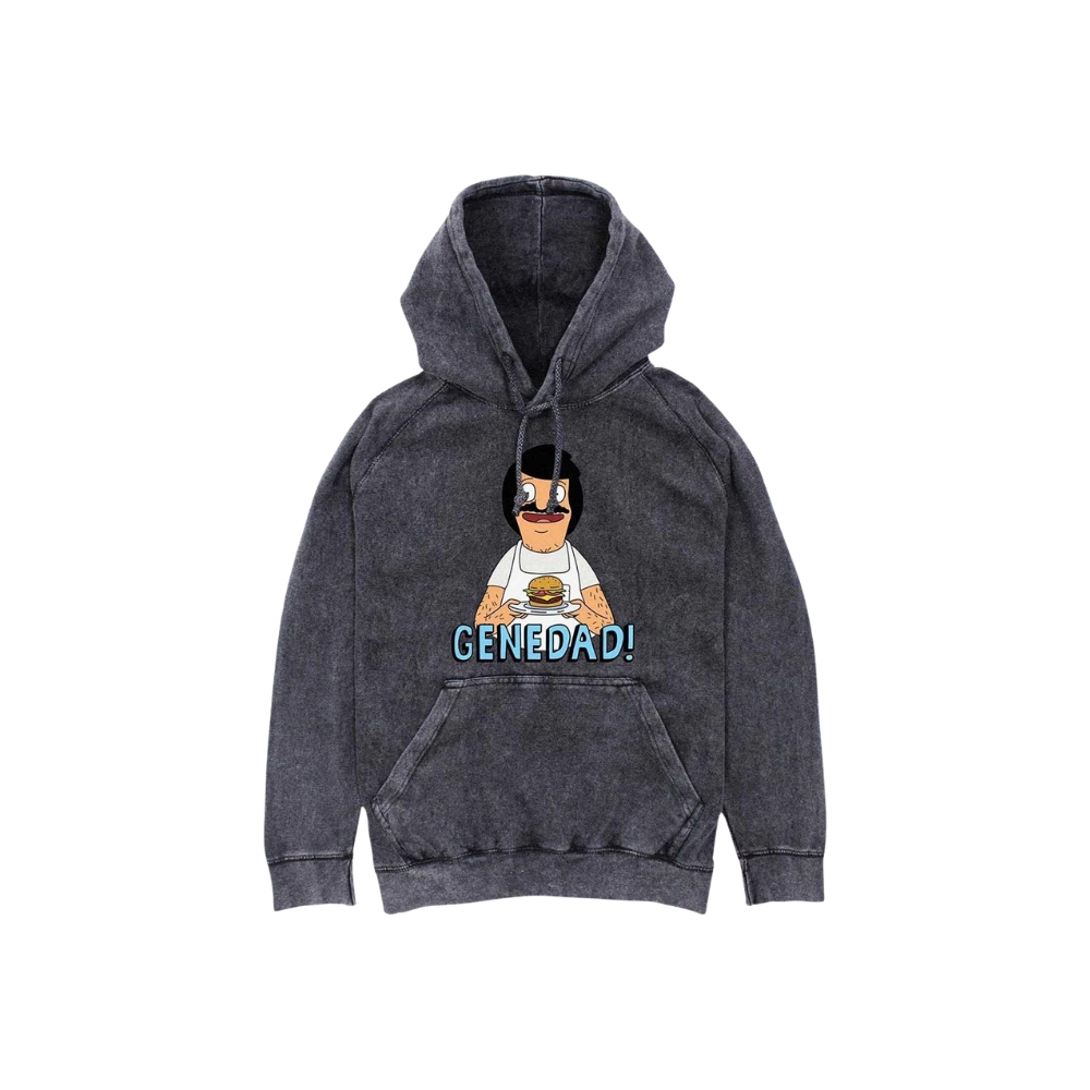 Bob’s Burgers Gene Dad Mineral Wash Kid Hoodie